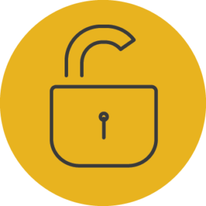 Icon of an unlocked padlock representing the benefits that are exclusively available to AGB members.