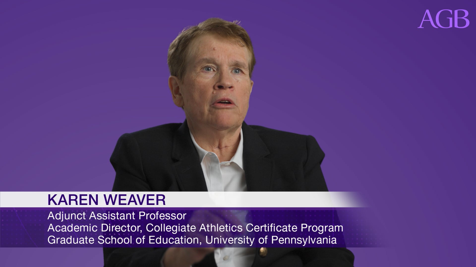Watch video: Karen Weaver